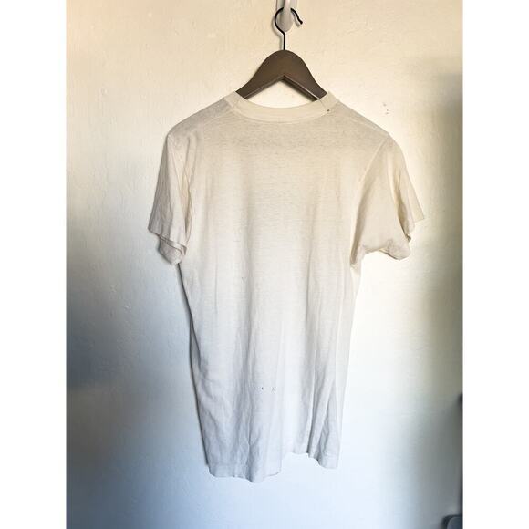 Vintage New Kids The Block Joey McIntyre Band Tee T Shirt Ivory Large NKOTB 80s - Picture 2 of 12